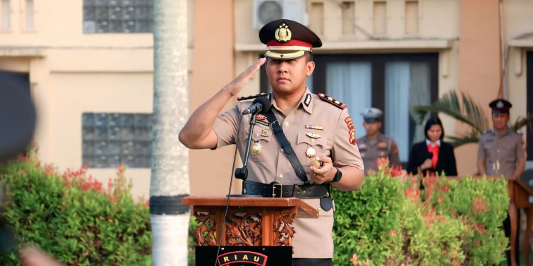 Dengan Semangat Polri Untuk Masayakat Menuju Indonesia Maju Polres Siak Gelar Upacara Peringatan Hari Juang Polri Tahun 2026