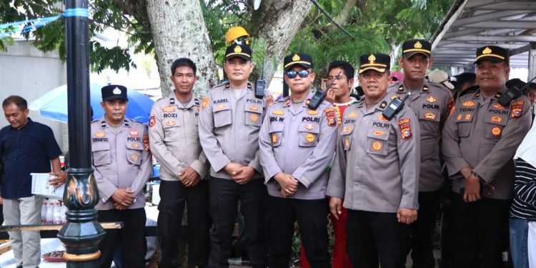 Kapolres Kuansing Pimpin Patroli dan Pengamanan, Pastikan Pacu Jalur Hari Keempat Aman dan Kondusif