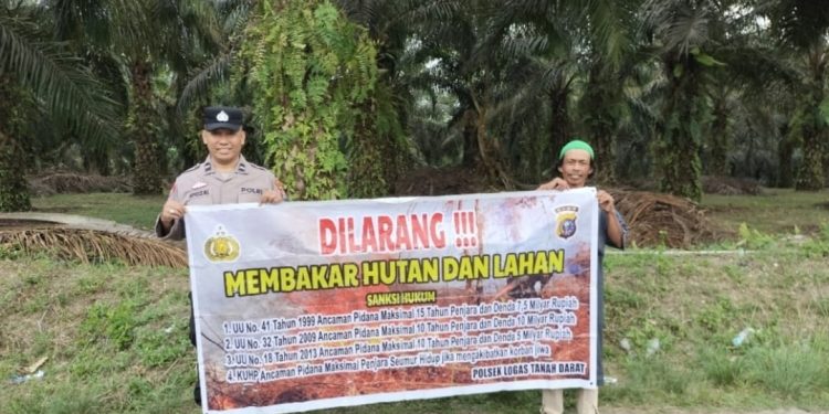 Polsek Jajaran Kuansing Perkuat Pencegahan Karhutla Lewat Sosialisasi dan Patroli