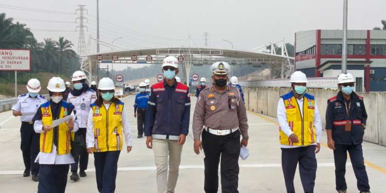 Ditlantas Polda Riau Tinjau Kesiapan Open Traffic Tahap 2, Pastikan Akses Tol Aman bagi Pengguna Jalan