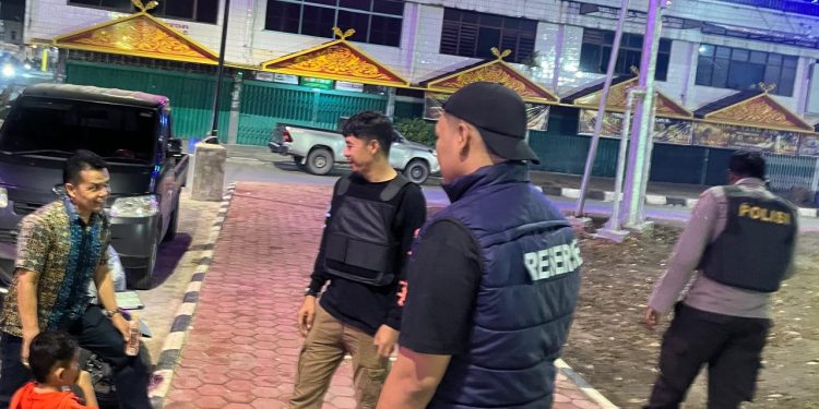 Patroli Malam Tim Raga Polres Kuansing, Jaga Kamtibmas dan Cegah Gangguan Keamanan