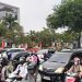 Udara Pekanbaru Masih Berasap, Polantas Karib Turun ke Jalan Bagikan Ribuan Masker