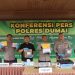 Polres Dumai Ungkap Peredaran Narkotika, Satu Tersangka Diamankan dengan Beragam Jenis Barang Bukti