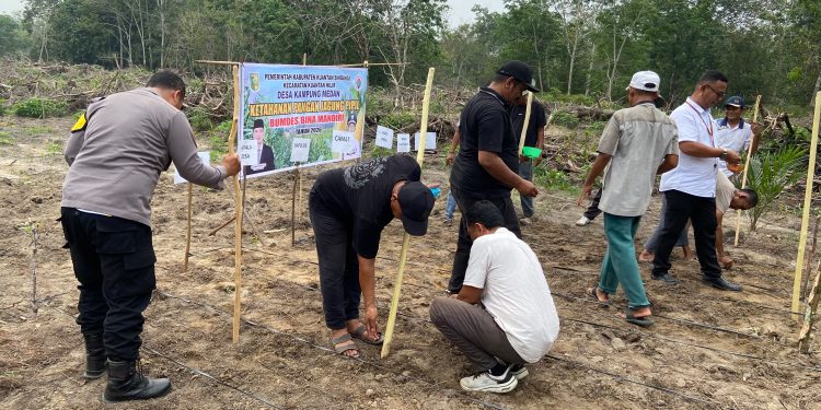 Dukung Ketahanan Pangan, Polres Kuansing Dorong Pemanfaatan Lahan Desa untuk Tanaman Jagung
