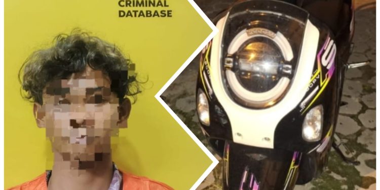 Satreskrim Polres Dumai Ungkap Kasus Pencurian Sepeda Motor, Seorang Pemuda Diamankan Beserta Barang Bukti