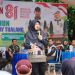 Di Tengah Car Free Day Tualang, Bupati Siak Afni Zulkifli Ajak Warga Cegah Karhutla