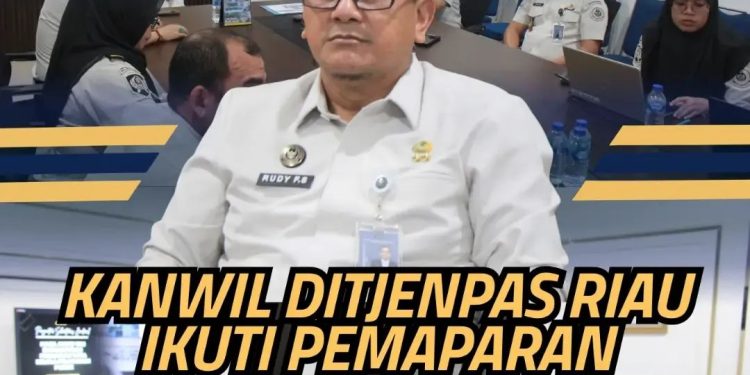 Kanwil Ditjenpas Riau Ikuti Pemaparan Hasil Akhir Evaluasi dan Perbaikan Tata Kelola Pelayanan Publik