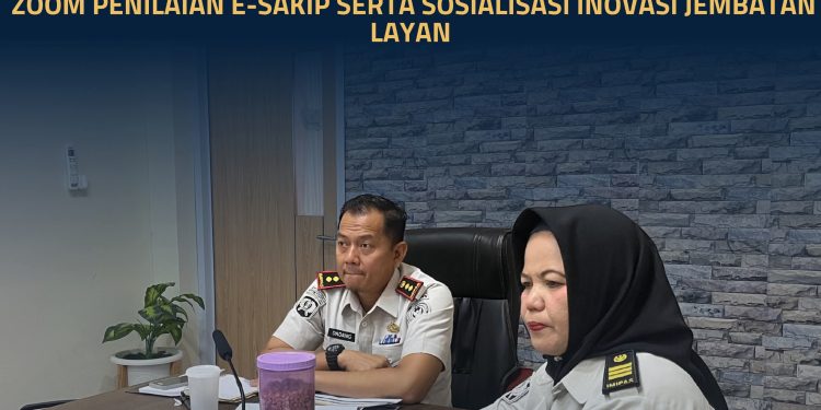 LPKA Kelas II Pekanbaru Mengikuti Kegiatan Penguatan Implementasi Sistem Akuntabilitas Kinerja Instansi Pemerintah (SAKIP) di Lingkungan Permasyarakatan.