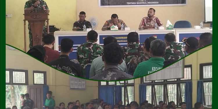 Gelar Sosialisasi Karhutla,​Tim Mabes TNI Dipimpin Brigjen TNI Sudarma Setiawan Tegaskan Hukum Pembakaran lahan.