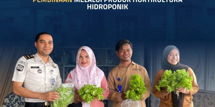 Rutan Pekanbaru Dorong UMKM Hasil Pembinaan melalui Produk Hortikultura Hidroponik