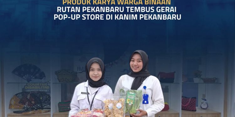 Produk Karya Warga Binaan Rutan Pekanbaru Tembus Gerai Pop-Up Store di Kanim Pekanbaru