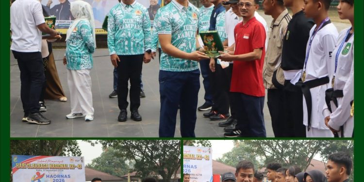 Hadiri Upacara HAORNAS ke-43, Dandim 0313/KPR Dukung Penguatan Ekosistem Olahraga Kampar