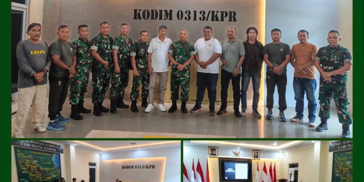 Meriahkan HUT Ke-81 TNI, Kodim 0313/KPR Matangkan Persiapan Turnamen Domino Piala Panglima TNI