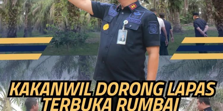 Kakanwil Dorong Lapas Terbuka Rumbai Siap Optimalkan Ketahanan Pangan