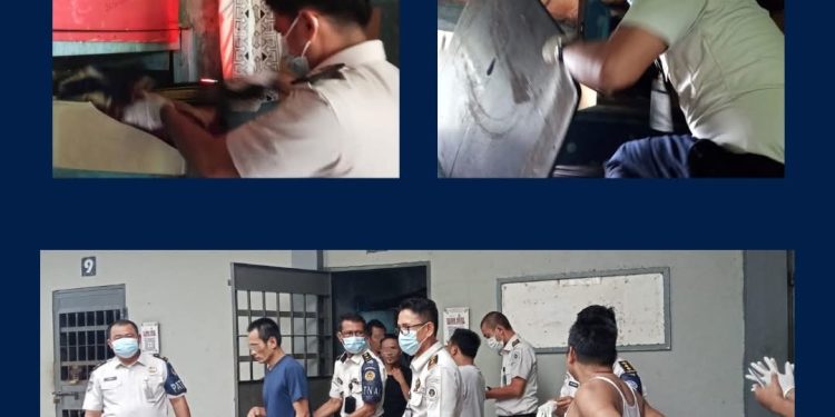 PERKUAT DETEKSI DINI, SATOPS PATNAL LAPAS BANGKINANG LAKSANAKAN PEMERIKSAAN RUTIN