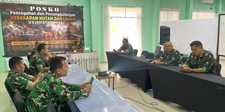 Program Pencegahan Karhutla Terpadu, Tim Penyuluh Mabes TNI Optimalkan Kinerja Lapangan