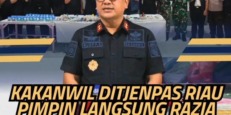 Kakanwil Ditjenpas Riau Pimpin Langsung Razia dan Tes Urine di Lapas Perempuan Pekanbaru