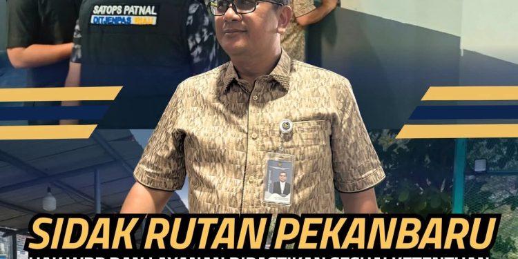 Sidak Rutan Pekanbaru, Hak WBP dan Layanan Dipastikan Sesuai Ketentuan
