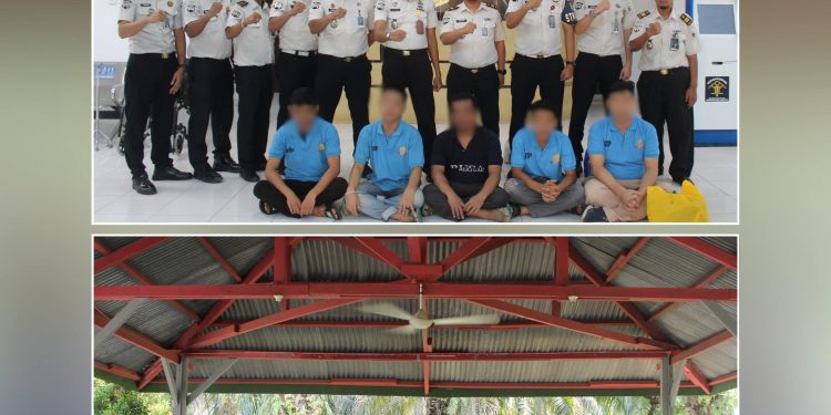 Lapas Terbuka Rumbai Terima Lima Warga Binaan dari Rutan Kelas I Pekanbaru