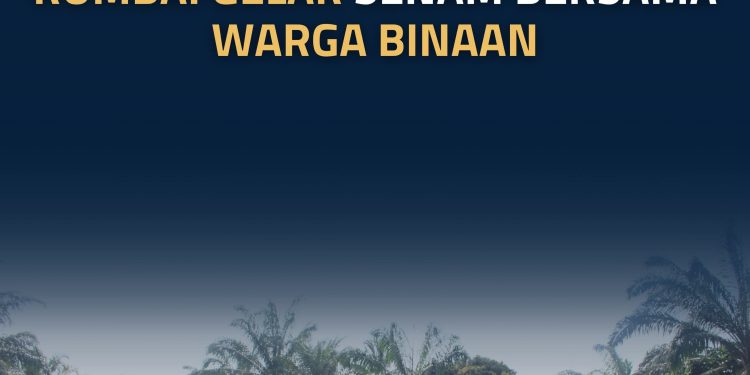 Lapas Terbuka Kelas III Rumbai Gelar Senam Bersama Warga Binaan