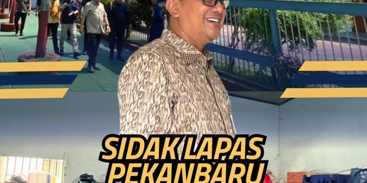 Sidak Lapas Pekanbaru, Kakanwil Pastikan Hak WBP Terpenuhi