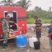 Dampak Cuaca Ekstrem dan Kekeringan, Kodim 0313/KPR Salurkan Bantuan Air Bersih Guna Ringankan Beban Warga