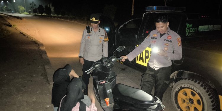 Jaga Kamtibmas Tetap Kondusif, Tim Raga Polres Kuansing Gelar Patroli Malam Antisipasi C3