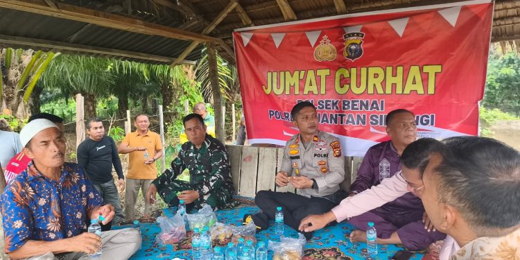Jumat Curhat Polsek Benai Jadi Ruang Silaturahmi dan Aspirasi Masyarakat Desa Ujung Tanjung