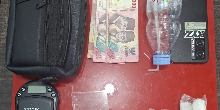 Polres Rohul Tangkap Pengedar Narkotika di Desa Suka Maju, 35,22 Gram Sabu dan Ekstasi Disita