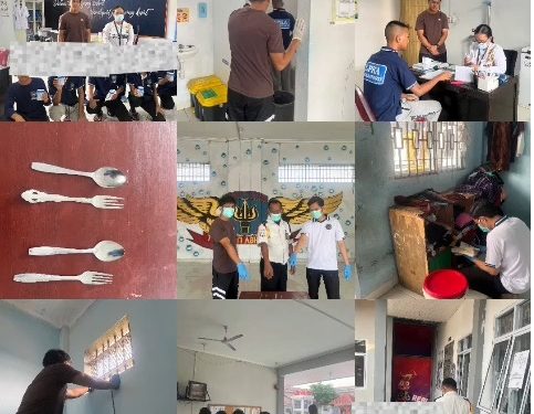 LPKA Kelas II Pekanbaru Laksanakan Razia dan Tes Urine terhadap 5 Anak Binaan
