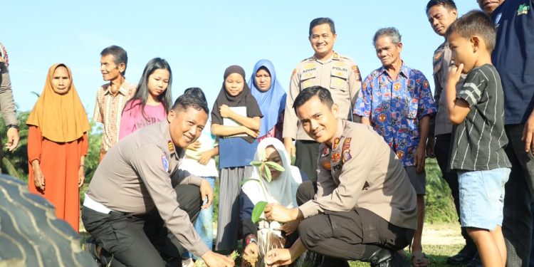 Kapolres Kuansing Hadir Bersama Masyarakat, Gelar JALUR, Edukasi Karhutla dan Green Policing