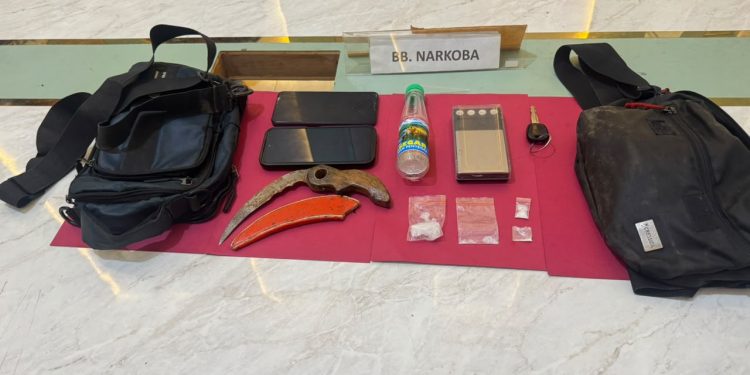 Polsek Tambusai Utara Tangkap Dua Pengedar Narkotika di Mahato, Sita 7,21 Gram Sabu