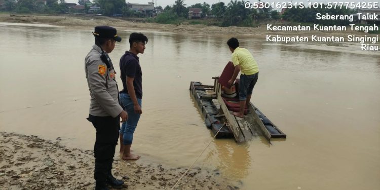 Layanan Kepolisian 110, Polres Kuansing Tindak Lanjuti Laporan Aktivitas PETI di Seberang Taluk