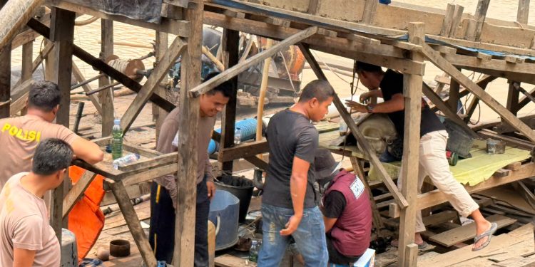 Layanan Kepolisian 110, Polsek Cerenti Tindak Lanjuti Laporan Aktivitas PETI di Sungai Kuantan