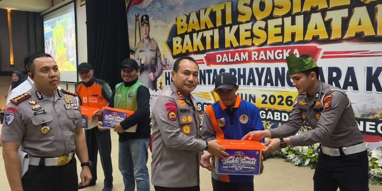 Semarak HUT Lalu Lintas Bhayangkara ke-71, Donor Darah Ditlantas Polda Riau Kumpulkan 350 Kantong Darah