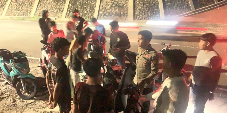 Tim Raga Polres Kuansing Gelar KRYD, Antisipasi C3 dan Gangguan Kamtibmas