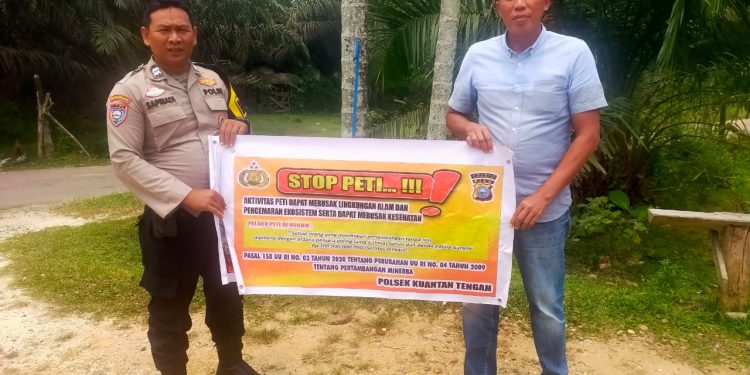 Polres Kuansing Gencarkan Sosialisasi Larangan PETI kepada Masyarakat