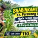 Jaga Kesuburan Ketapang Jagung, Bhabinkamtibmas Berikan Pupuk Di Lahan Ponpes Abu Huroiroh