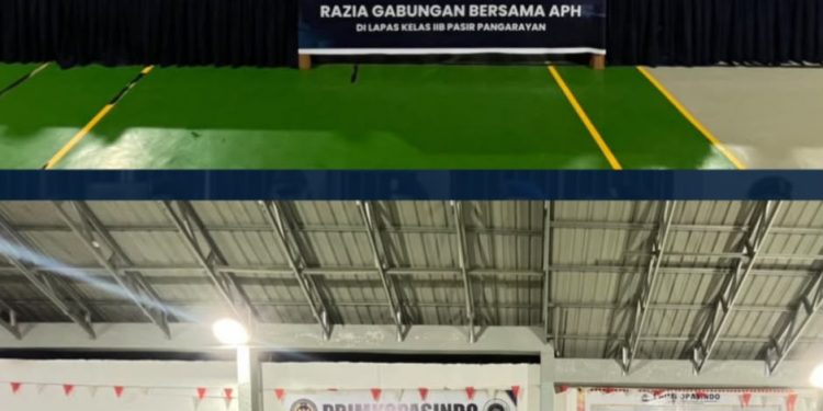Cegah Peredaran Narkotika dan Penyalahgunaan Handphone, APH Gabungan Geledah Kamar Hunian Lapas Pasir Pangarayan