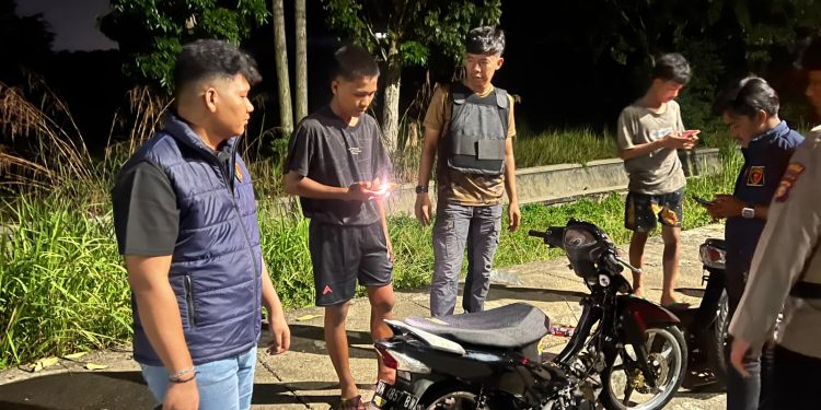 Tim Raga Polres Kuansing Gelar KRYD, Antisipasi Gangguan Kamtibmas dan C3