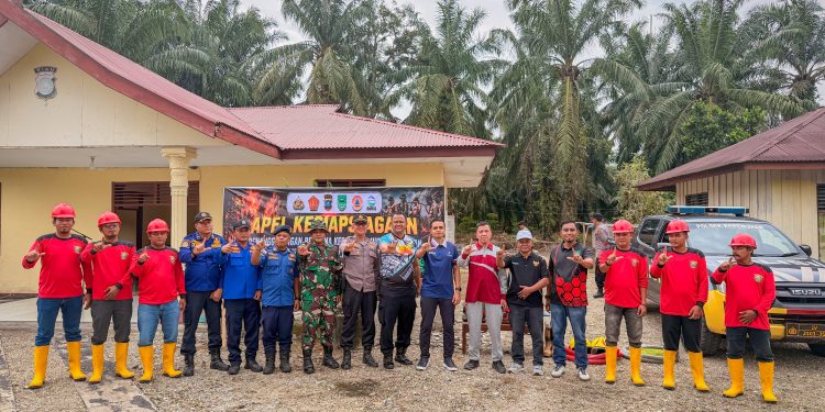 Polres Rohul Perkuat Kesiapsiagaan Karhutla, Patroli Gabungan Sisir Wilayah Rawan di Kepenuhan Hulu