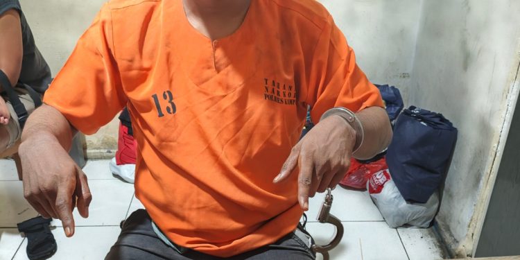 Satresnarkoba Polres Kampar Tangkap Pelaku Narkoba di Kelurahan Langgini