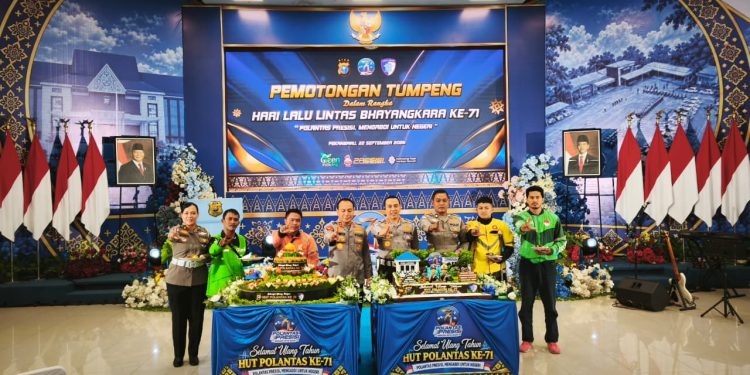 HUT Lalu Lintas ke-71 di Polda Riau, Polantas Perkuat Pengabdian untuk Keselamatan dan Kelestarian Lingkungan