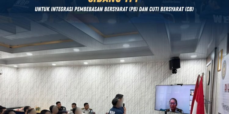 Lapas Pasir Pangarayan Gelar Sidang TPP bersama Kanwil Ditjenpas Riau
