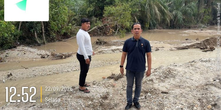 Polres Kuansing Tindak PETI di Tebing Tinggi Benai, Satu Rakit Dimusnahkan