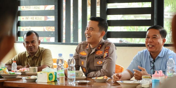 Coffee Morning Bersama Media, Kapolres Kuansing Perkuat Sinergi dan Komunikasi