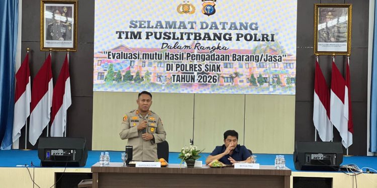 Puslitbang Polri Gelar Penelitian Evaluasi Mutu Pengadaan Barang dan Jasa di Polres Siak Polda Riau
