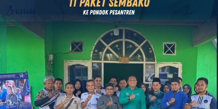 Lapas Pasir Pangarayan Salurkan 11 Paket Sembako ke Pondok Pesantren