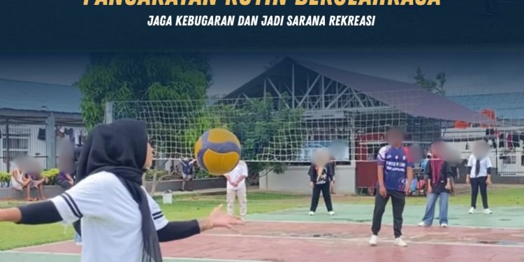 Warga Binaan Lapas Pasir Pangarayan Rutin Berolahraga, Jaga Kebugaran dan Jadi Sarana Rekreasi