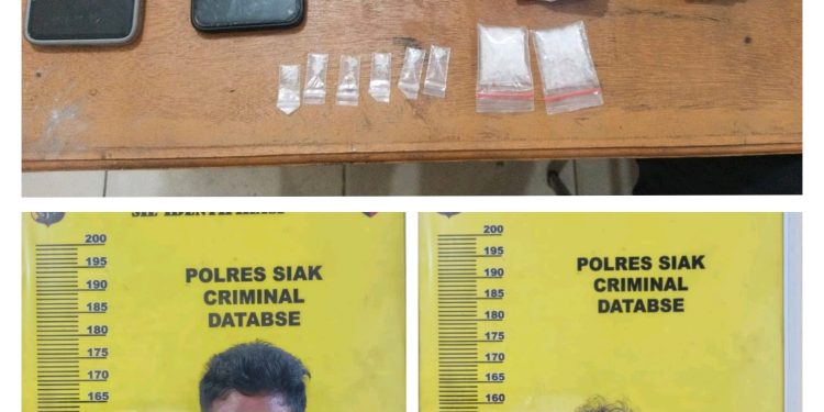 Polsek Kandis Ungkap Peredaran Sabu 7,68 Gram di Kandis, Dua Tersangka Diamankan